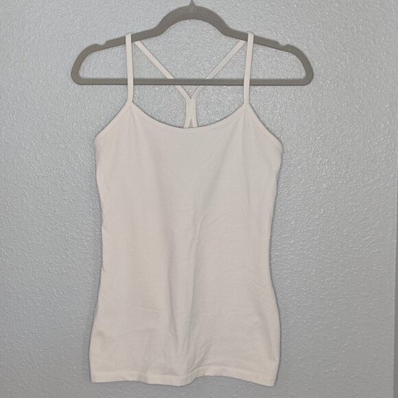 Lululemon Flow Y Tank - 8 White - Picture 3 of 6